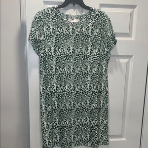 Jude Connally Green and White Dress